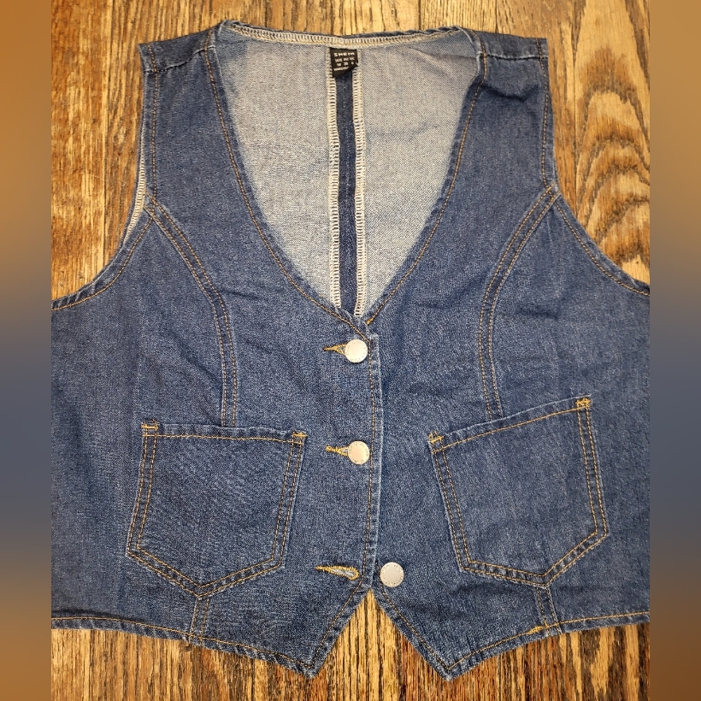 Shein Denim Vest - Picture 2 of 5